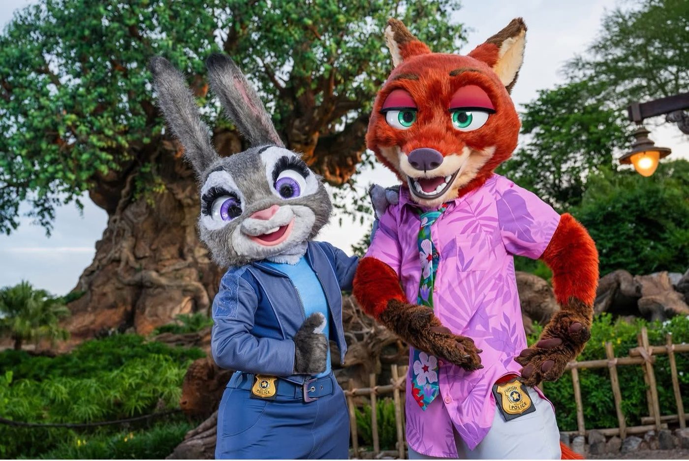 Judy Hopps and Nick Wilde by the Tree of Life