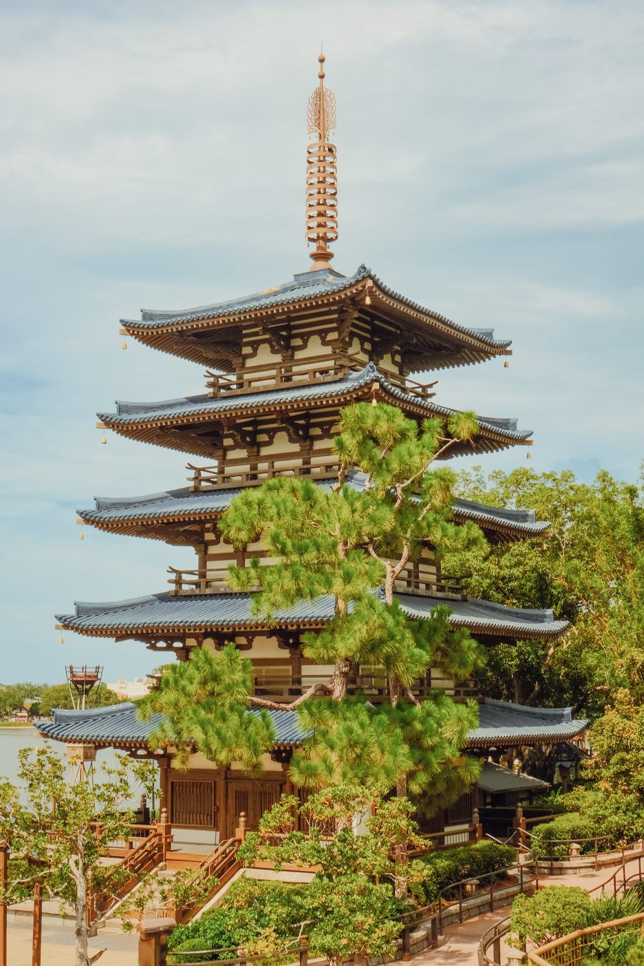 The five-story pagoda in Japan