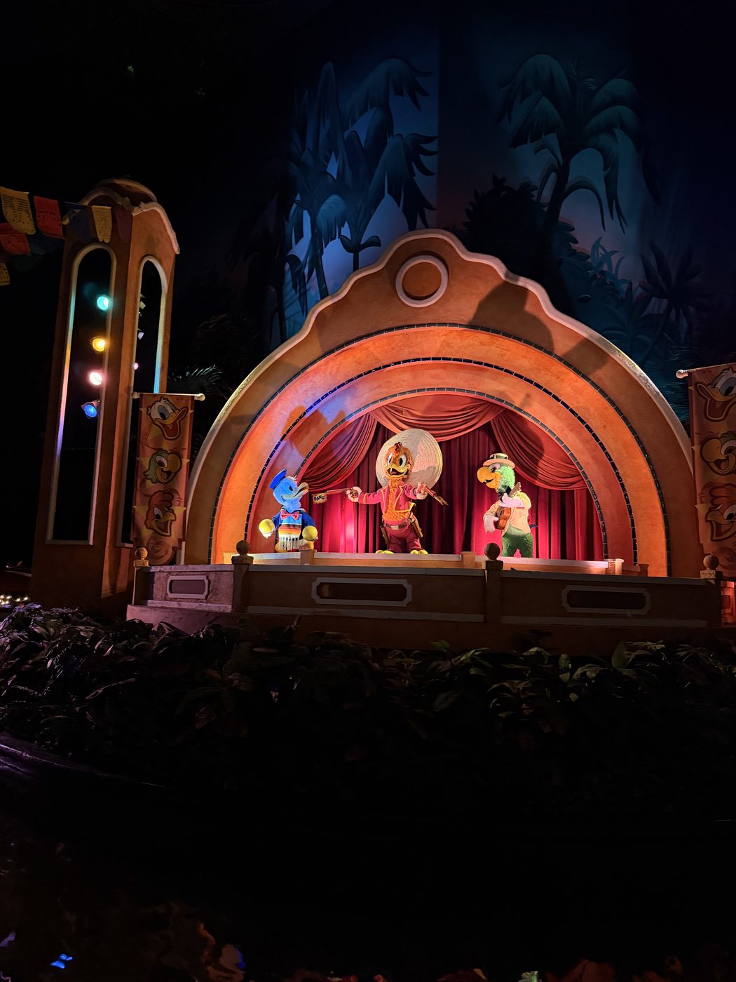 The Three Caballeros on the Gran Fiesta Tour