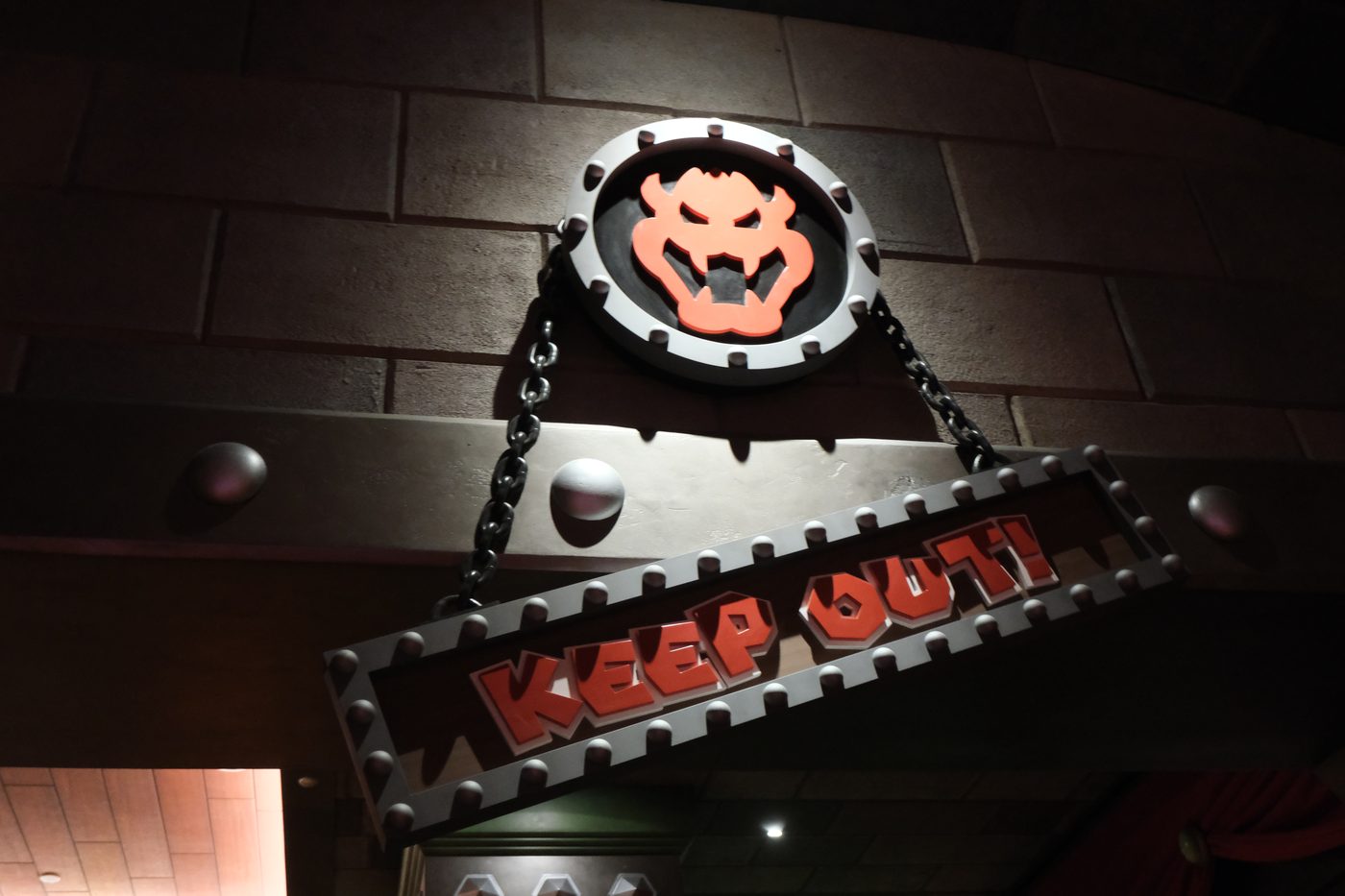 &lsquo;Keep Out!&rsquo; &mdash; a warning in Bowser&rsquo;s Castle
