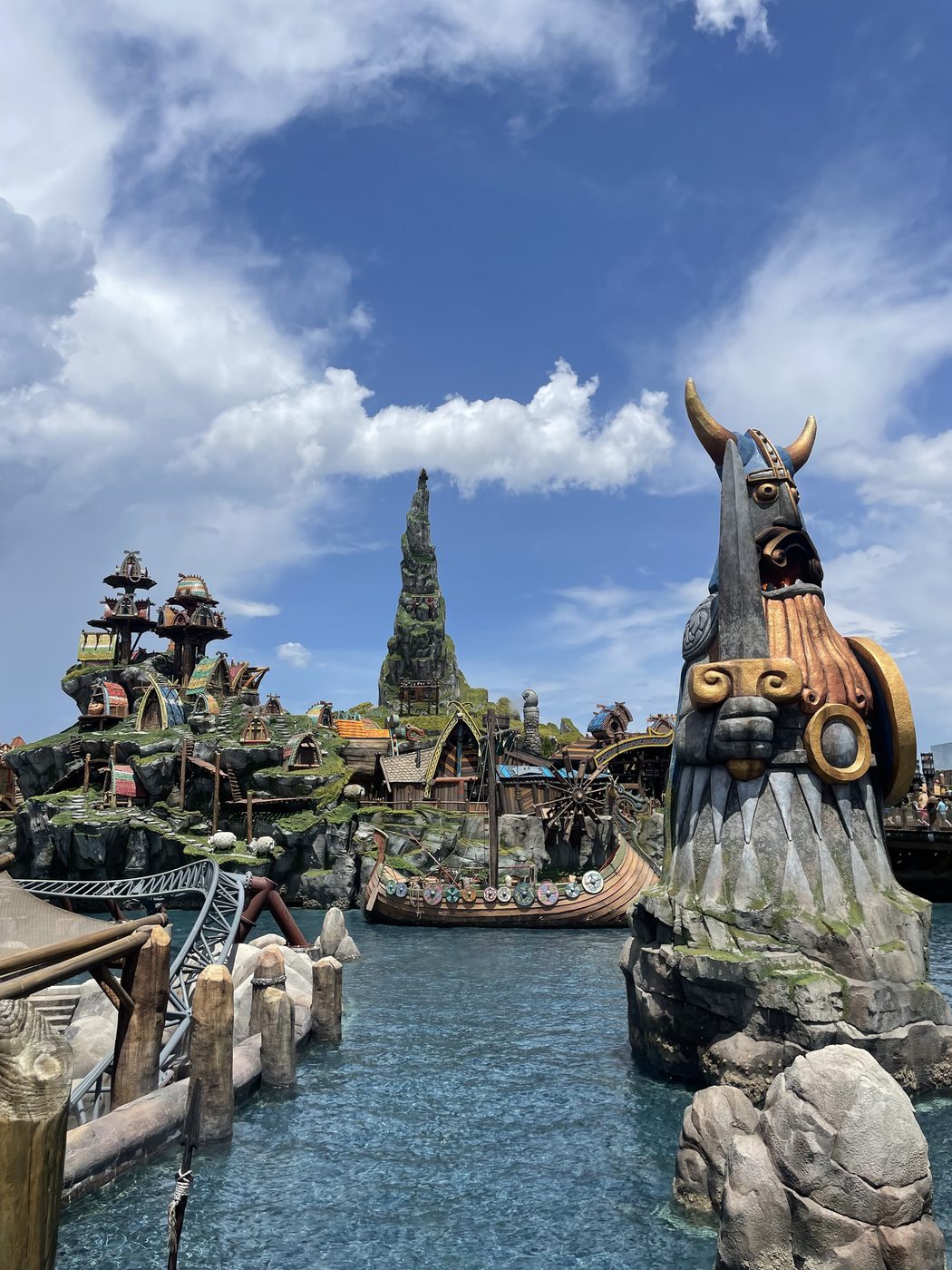 The Isle of Berk, home of How to Train Your Dragon