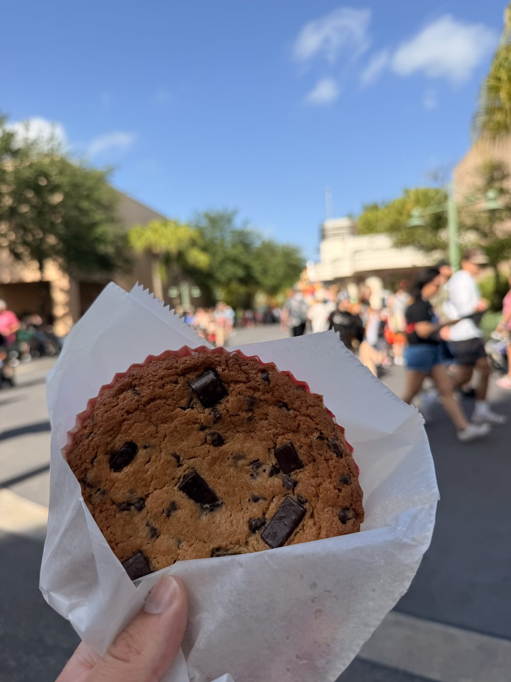 A fresh-baked cookie on Hollywood Boulevard