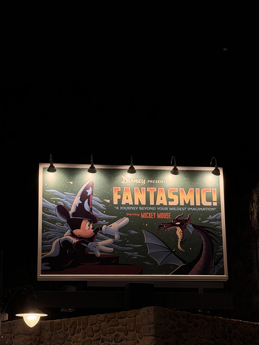 The Fantasmic! poster on Sunset Boulevard