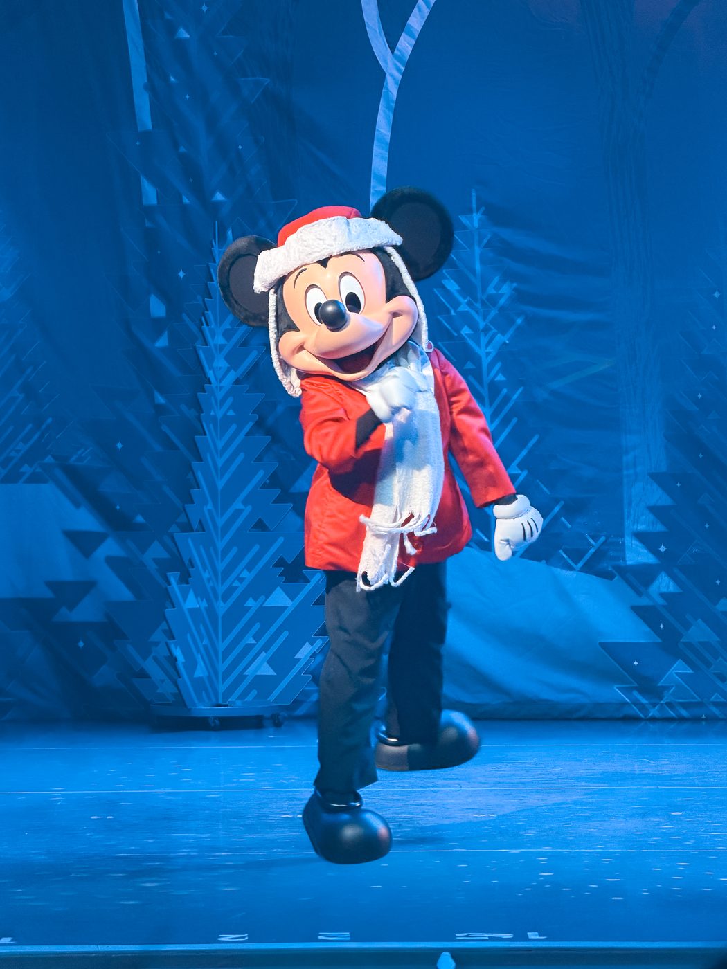 Santa Mickey at Jollywood Nights