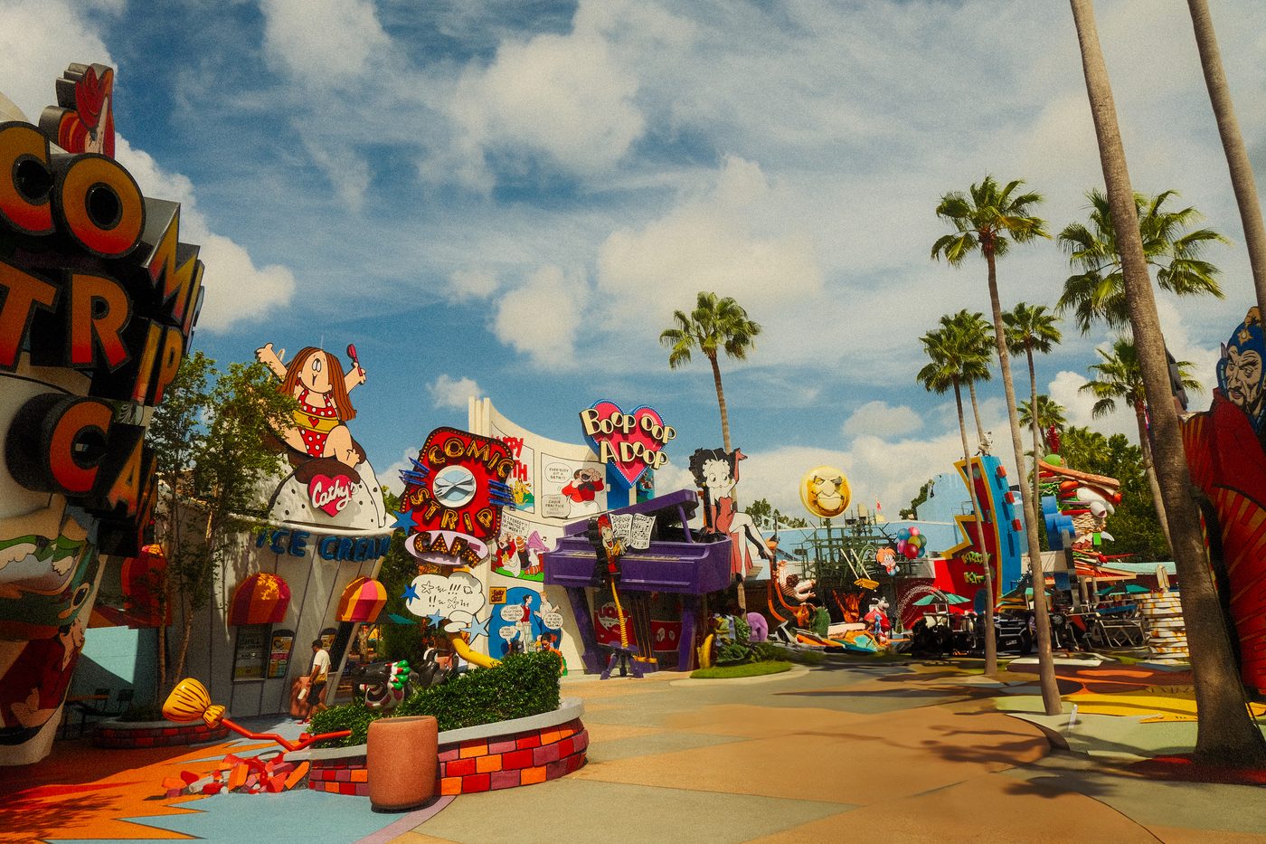 Comic Strip Lane in Toon Lagoon