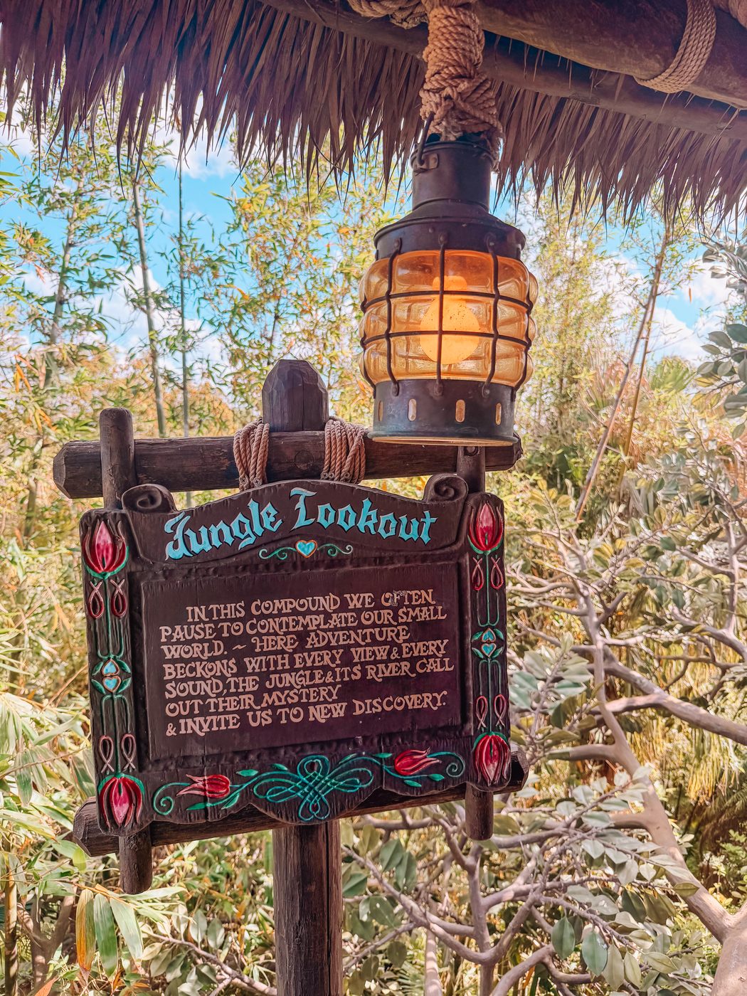 The Jungle Lookout in Adventureland