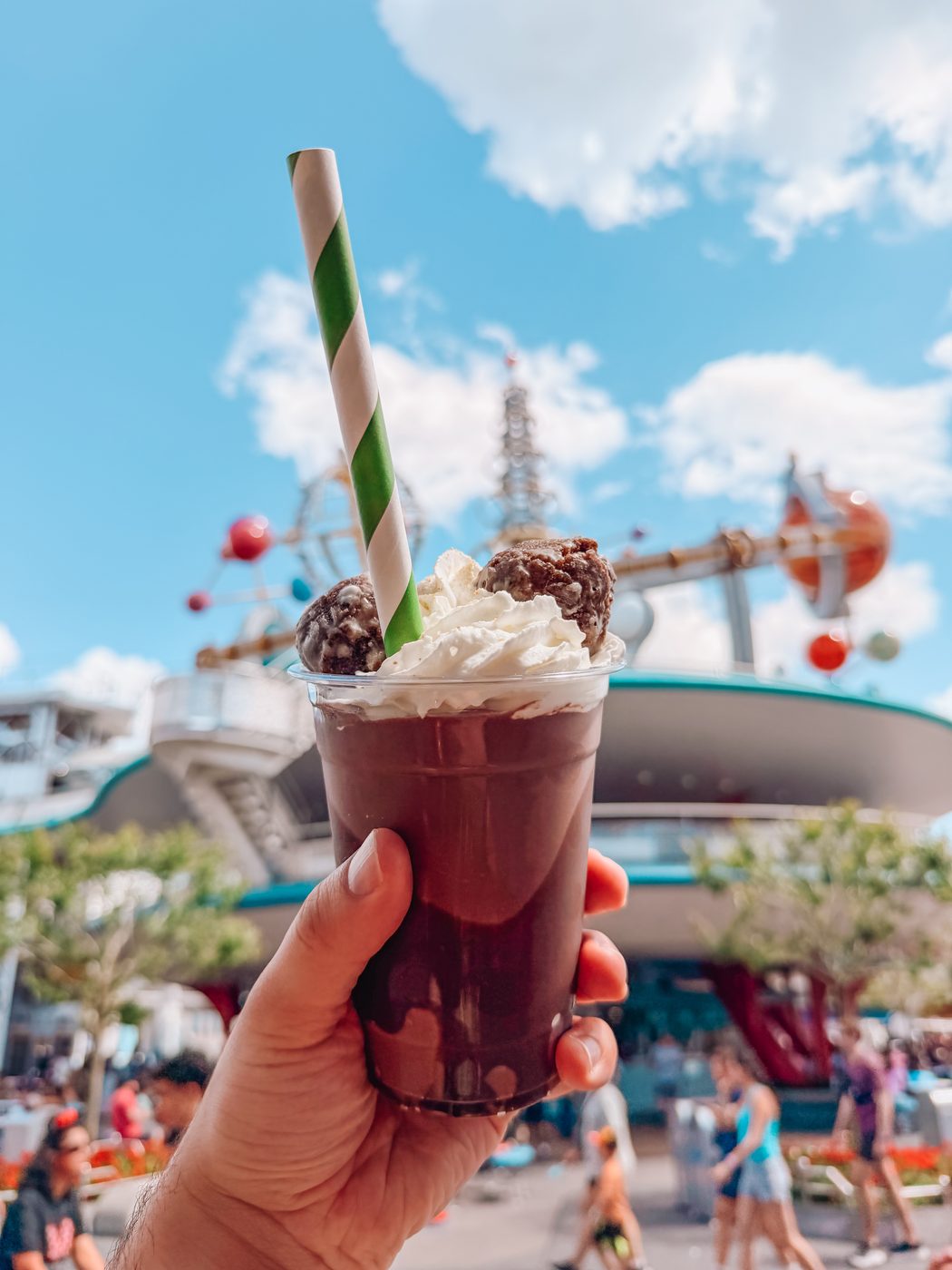A frozen treat in Tomorrowland
