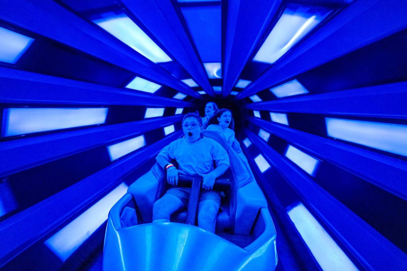 Racing through the tunnels of Space Mountain