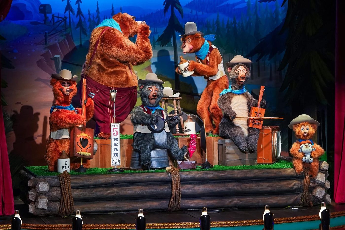 The Country Bear Jamboree takes the stage