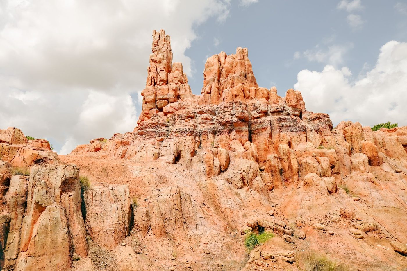 The red spires of Big Thunder Mountain