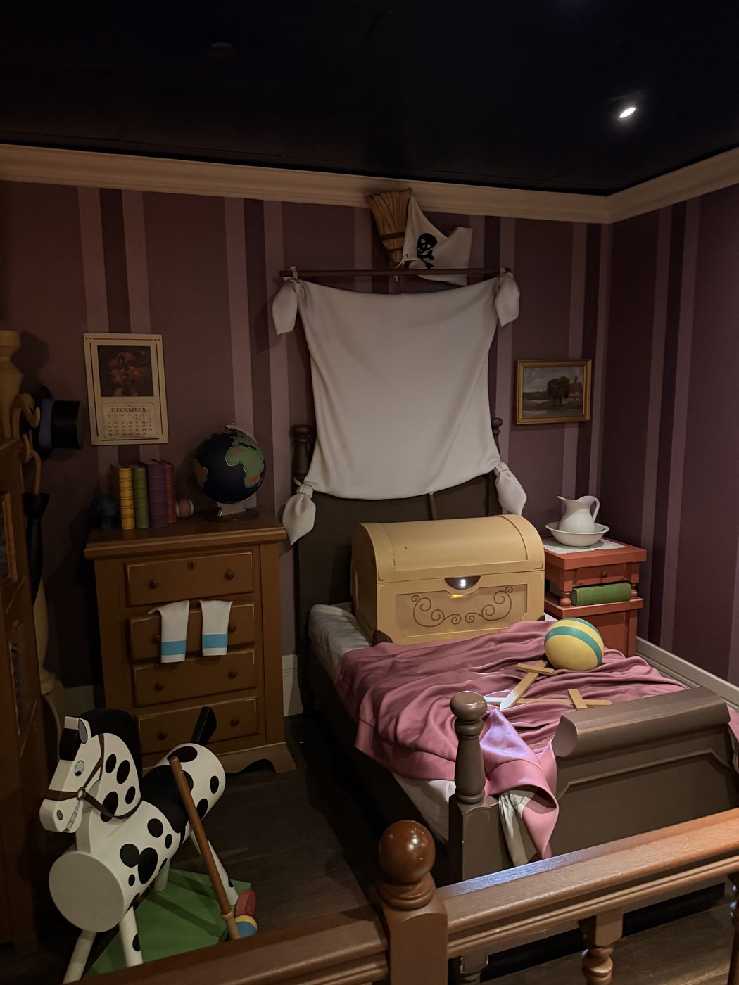 The Darling nursery on Peter Pan's Flight