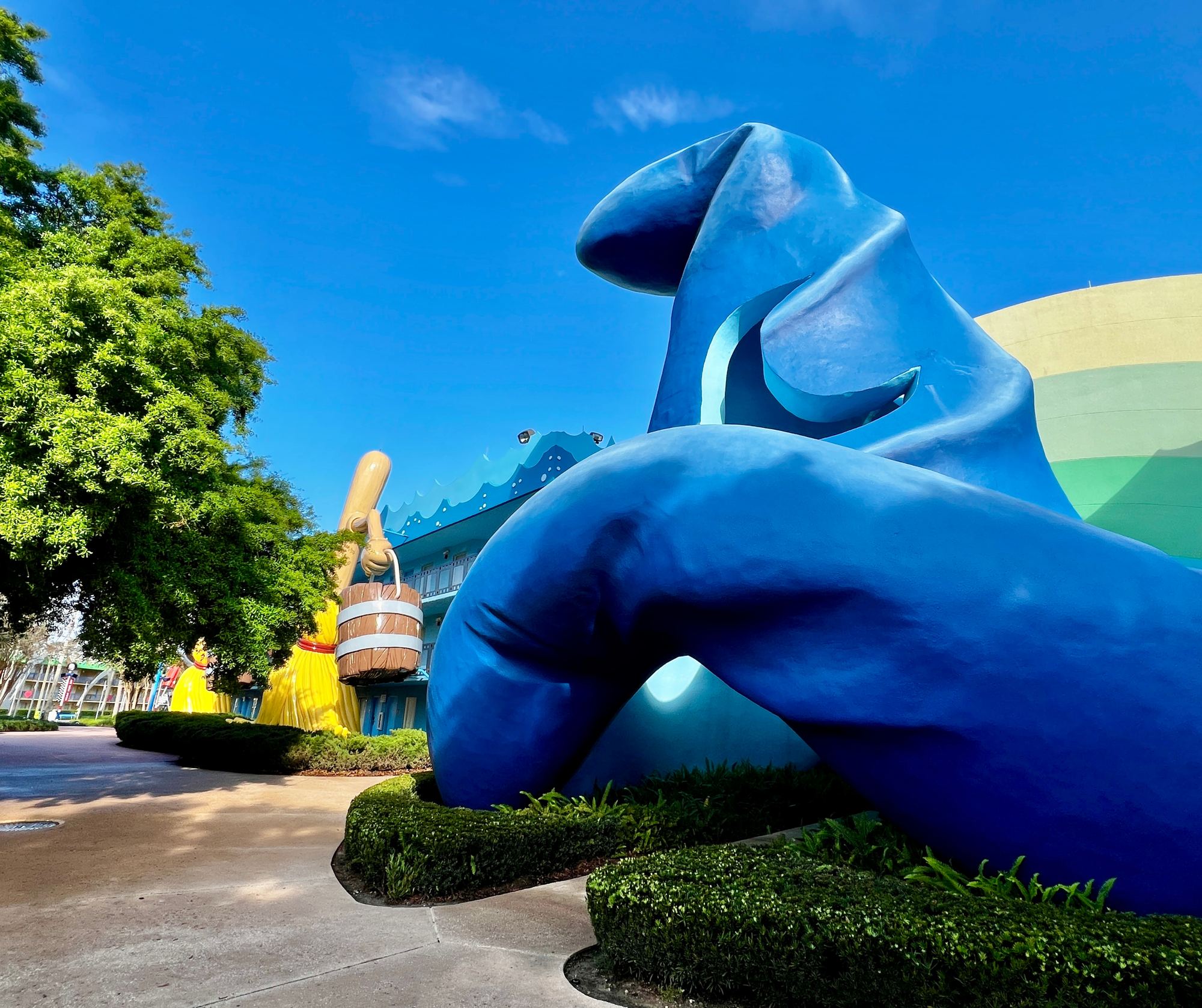 The Sorcerer's hat in the Fantasia courtyard