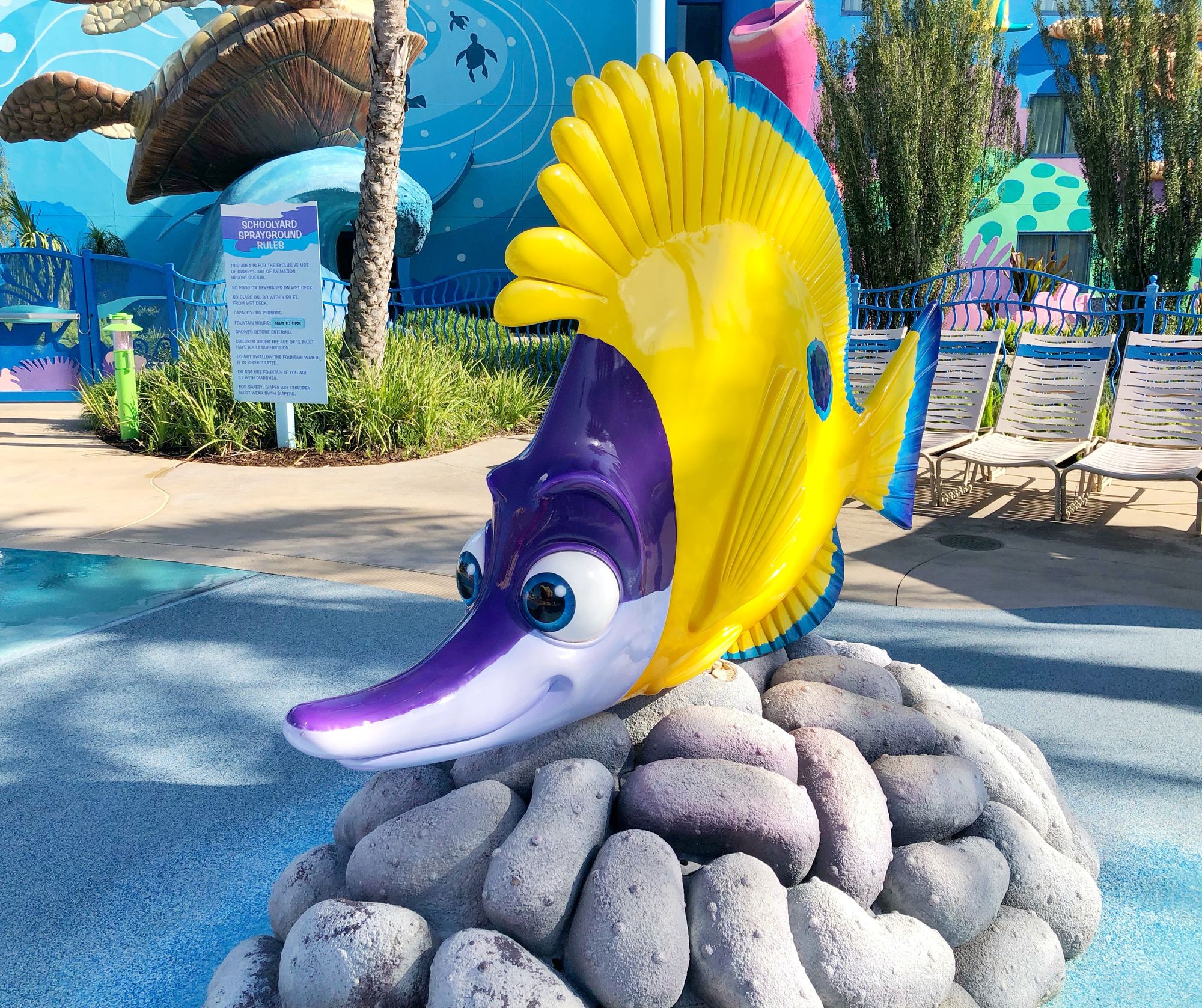 A Nemo friend by the Big Blue Pool