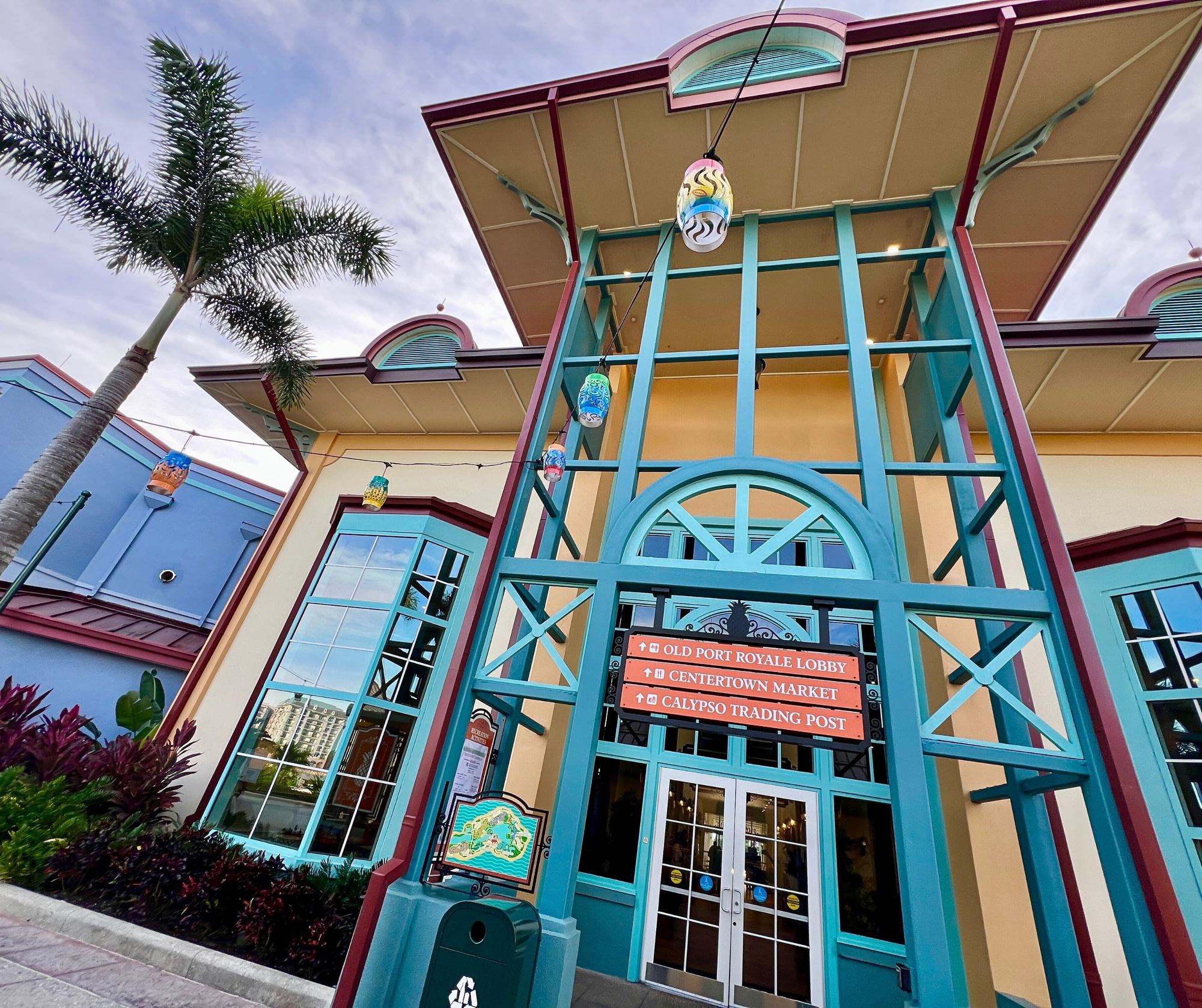 The entrance at Old Port Royale