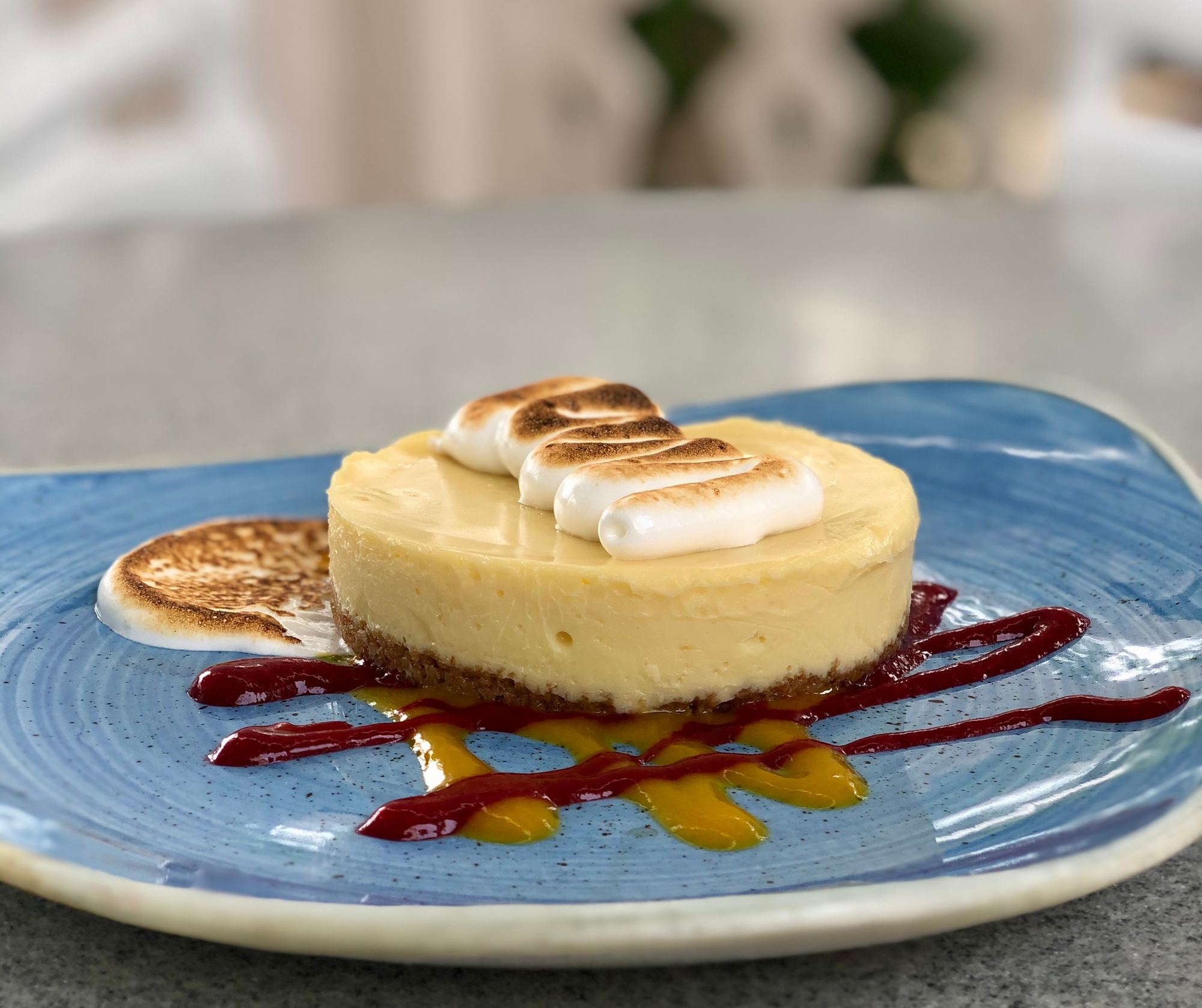 Key lime dessert at Olivia's
