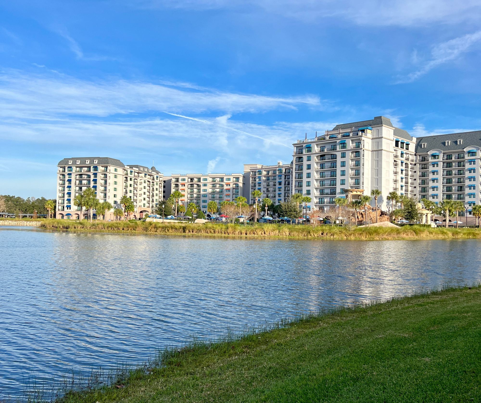 The Riviera across the lake