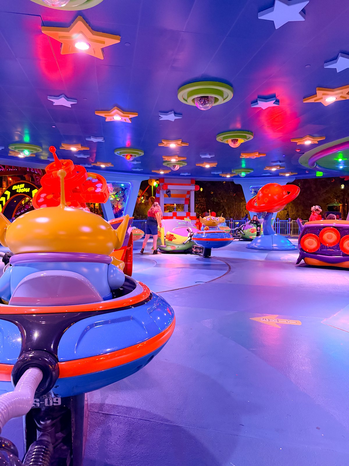 Alien Swirling Saucers in Toy Story Land