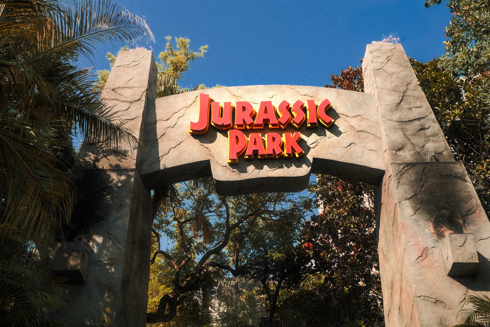 The gates of Jurassic Park