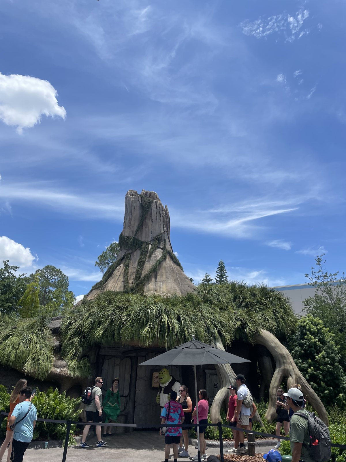 Shrek&rsquo;s swamp in DreamWorks Land